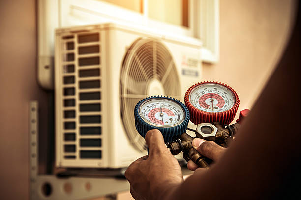 Professional Air Conditioning Service technician working in Ridge Spring, SC
